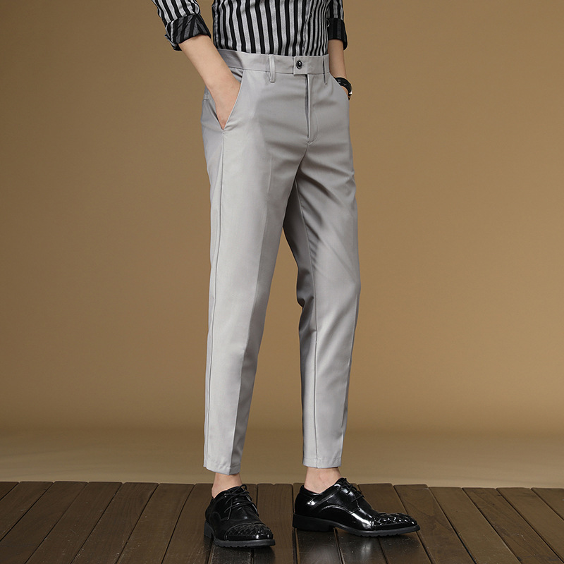 Men Formal Wear Red - ฤดูร้อนกางเกงผู้ชายสีแดงสีดําสีกากีแบนสํานักงานอย่างเป็นทางการสมาร์ทธุรกิจอย่างเป็นทางการบุรุษชุดกางเกงสําหรับชายเสื้อผ้า 2022