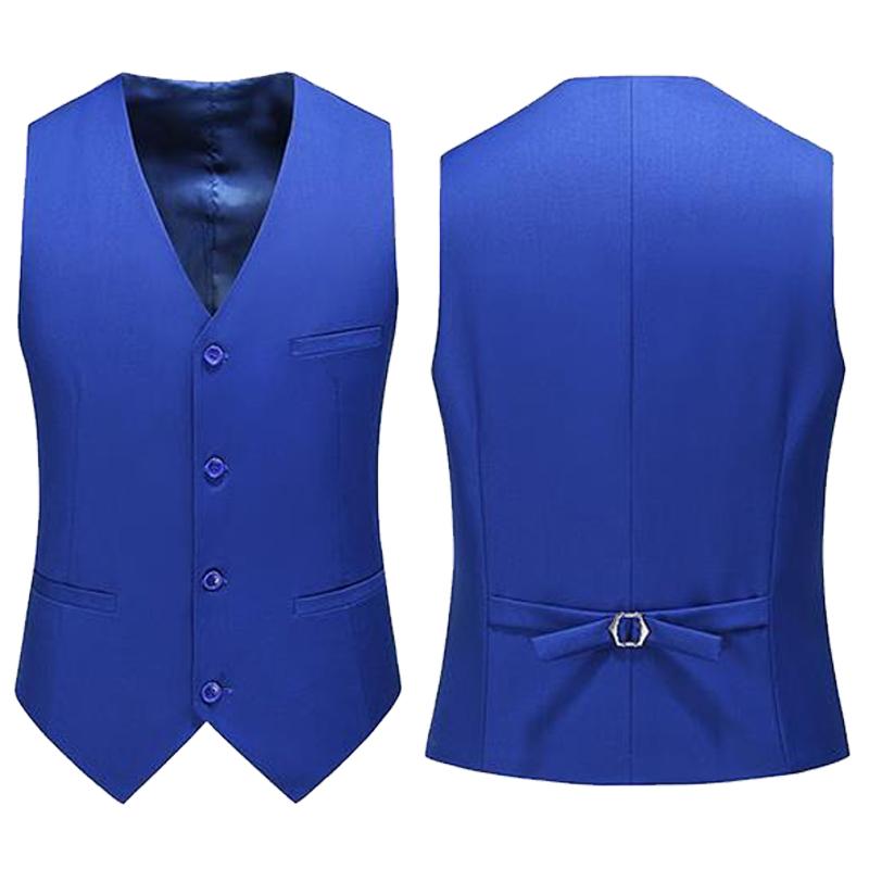 Formal Vest Waistcoat - เสื้อกั๊กผู้ชาย 19 สี สีพื้น แฟชั่นลำลอง เสื้อกั๊กสูทผู้ชาย