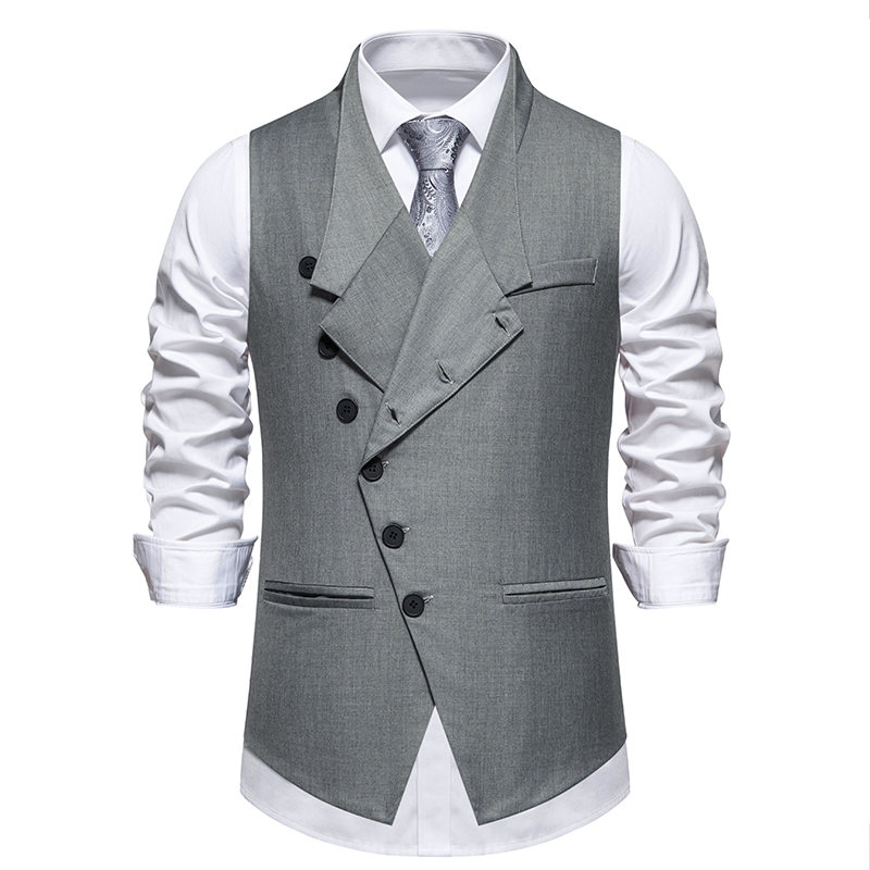 Formal Vest Waistcoat - ใหม่ชายเสื้อสูทแฟชั่นสมาร์ทสบายๆอย่างเป็นทางการชุดเสื้อกั๊กสําหรับงานแต่งงานเสื้อกั๊กผู้ชายสีทึบแขนกุดเสื้อกั๊ก Man