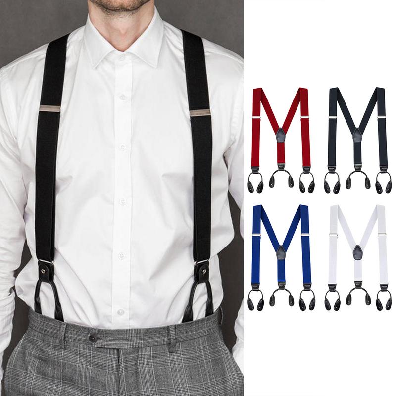 Men'S Formal Wear With Suspenders - ผู้ใหญ่ผู้ชาย Suspender Heavy Duty Men Casual