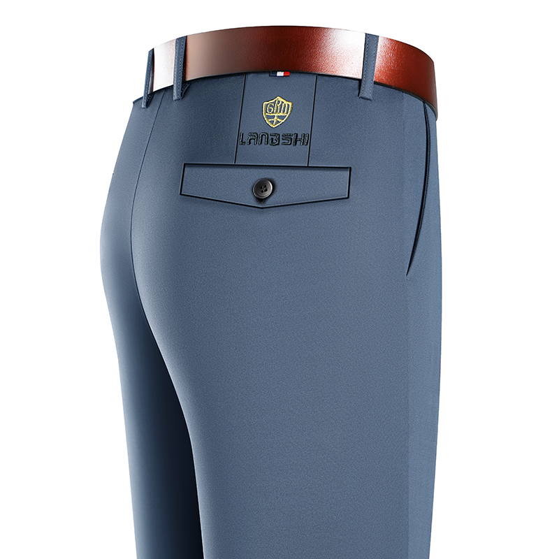 Men Formal Wear Pinterest - กางเกงขายาวลำลองผู้ชาย ผ้าสเตรช กางเกงสแล็ค กางเกงสูท ไม่ยับ ปักลาย