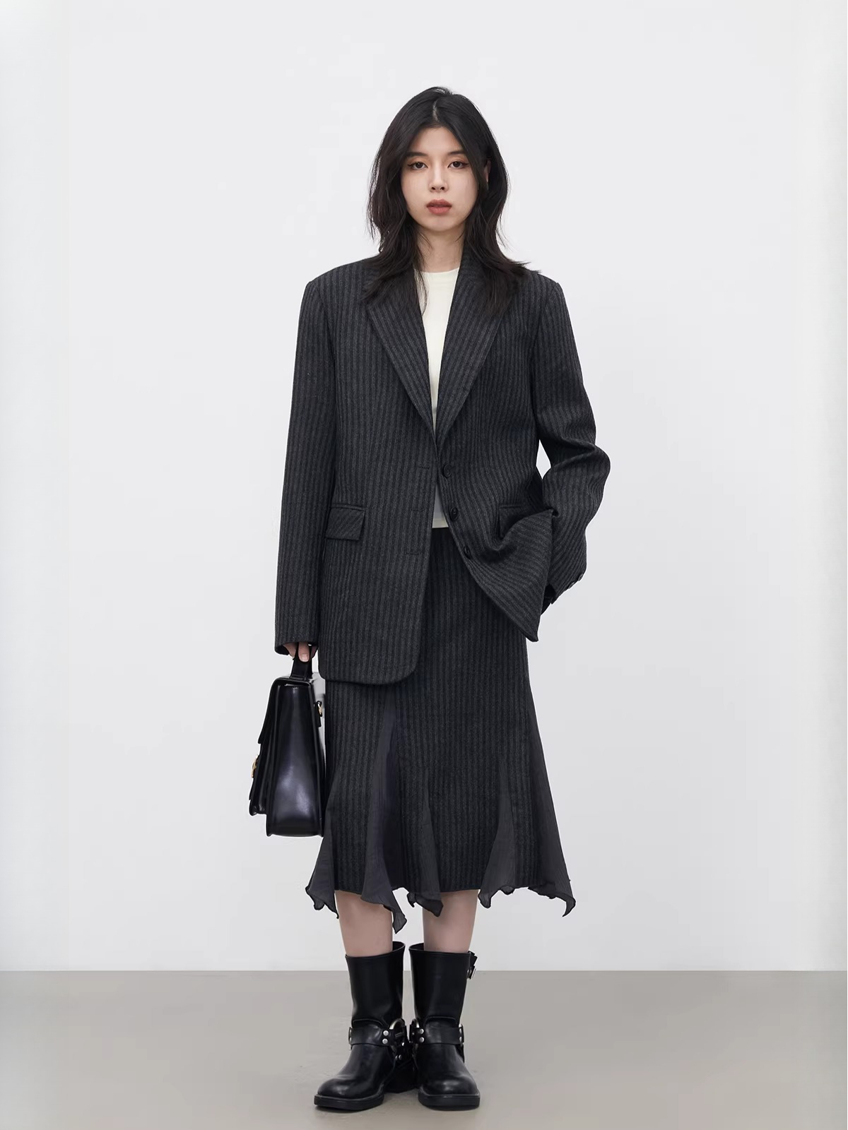 ชุดเซ็ตแฟชั่นผู้หญิง CHIC VEN  - Wool Suit Jacket บทวิจารณ์และราคา