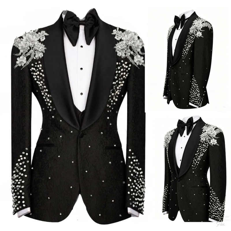ชุดสูทคริสตัลวิบวับสำหรับผู้ชา - Men'S Formal Dinner Wear บทวิจารณ์และราคา