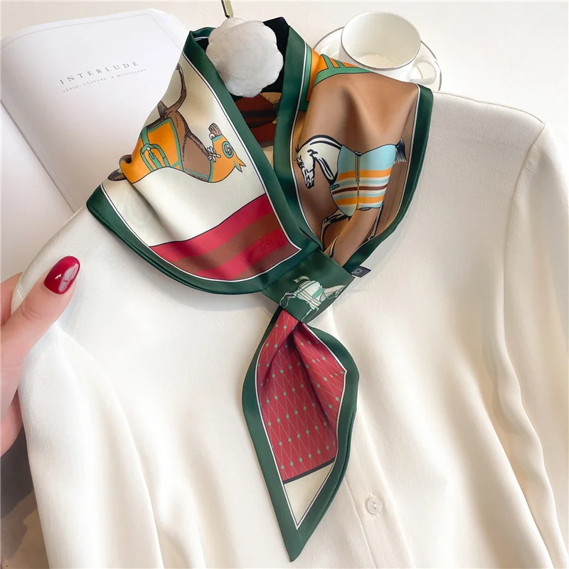 แบรนด์หรู Skinny Neckerchief ผ - Silk Tie Woven บทวิจารณ์และราคา