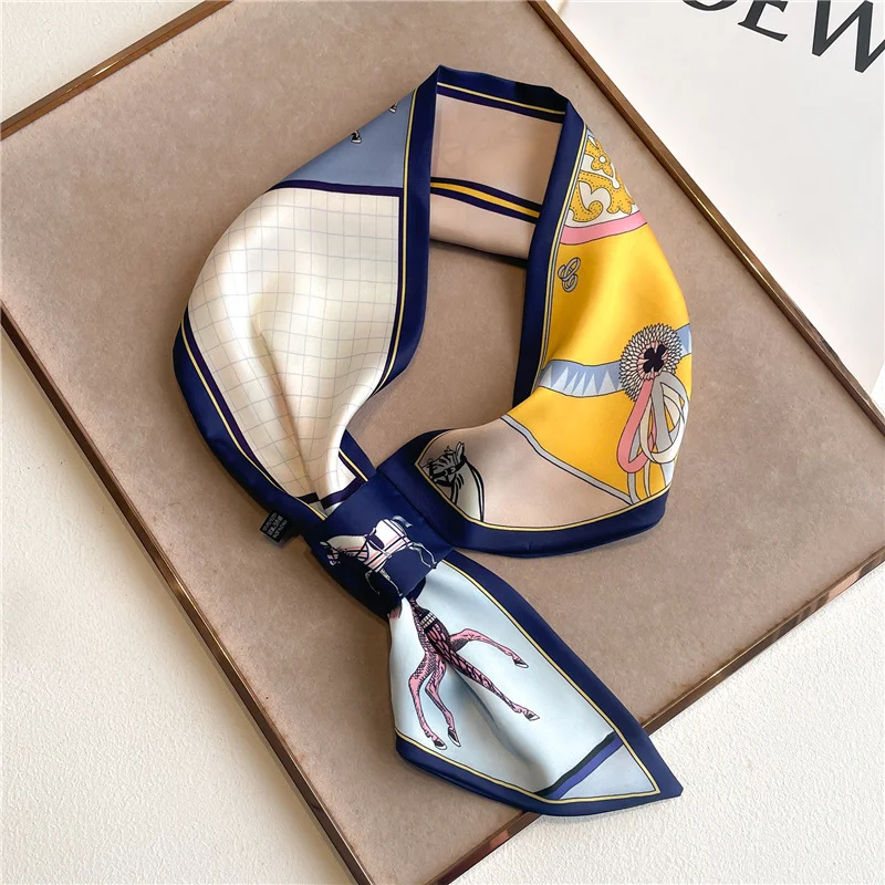 แบรนด์หรู Skinny Neckerchief ผ - Silk Tie Woven บทวิจารณ์และราคา