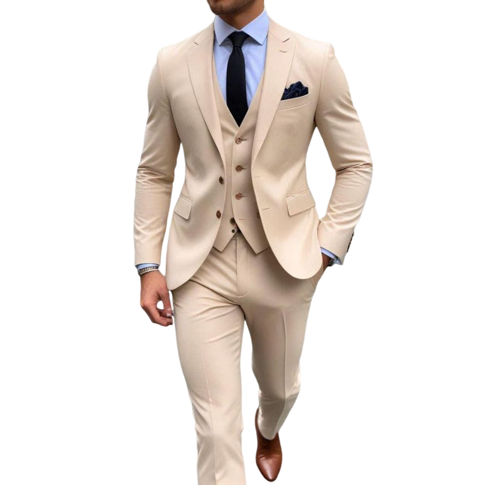 ชุดสูทผู้ชายสีชมพู 3 ชิ้น สำหร - Men Formal Wear Pink บทวิจารณ์และราคา
