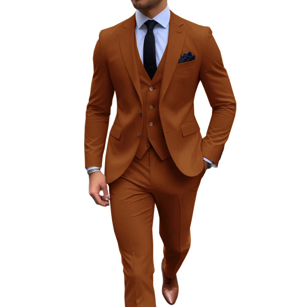 ชุดสูทผู้ชายสีชมพู 3 ชิ้น สำหร - Men Formal Wear Pink บทวิจารณ์และราคา
