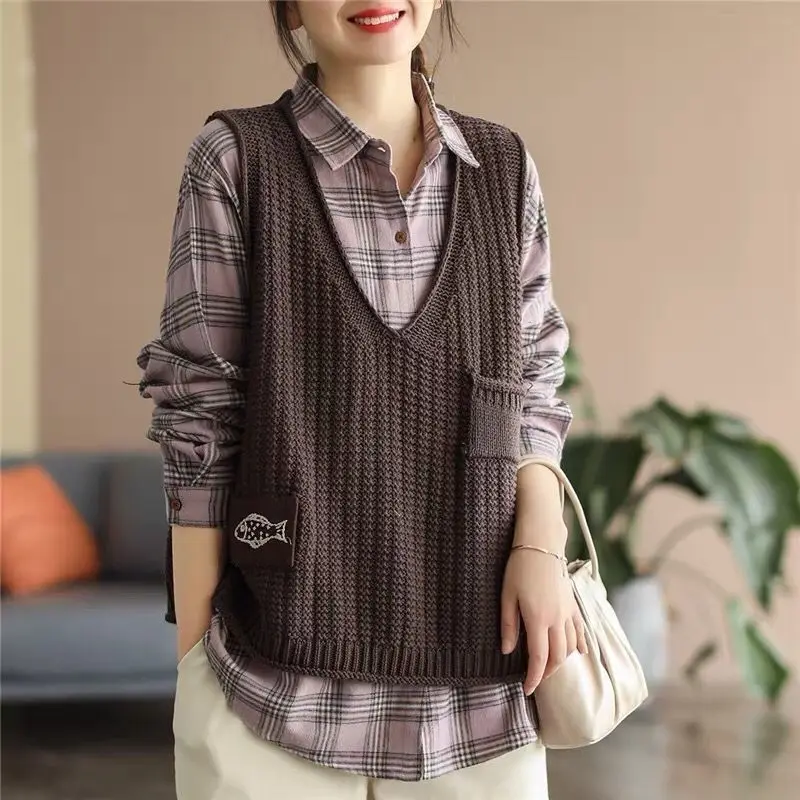 เสื้อสเวตเตอร์แฟชั่นผู้หญิงแบบ - Formal Vest Waistcoat บทวิจารณ์และราคา