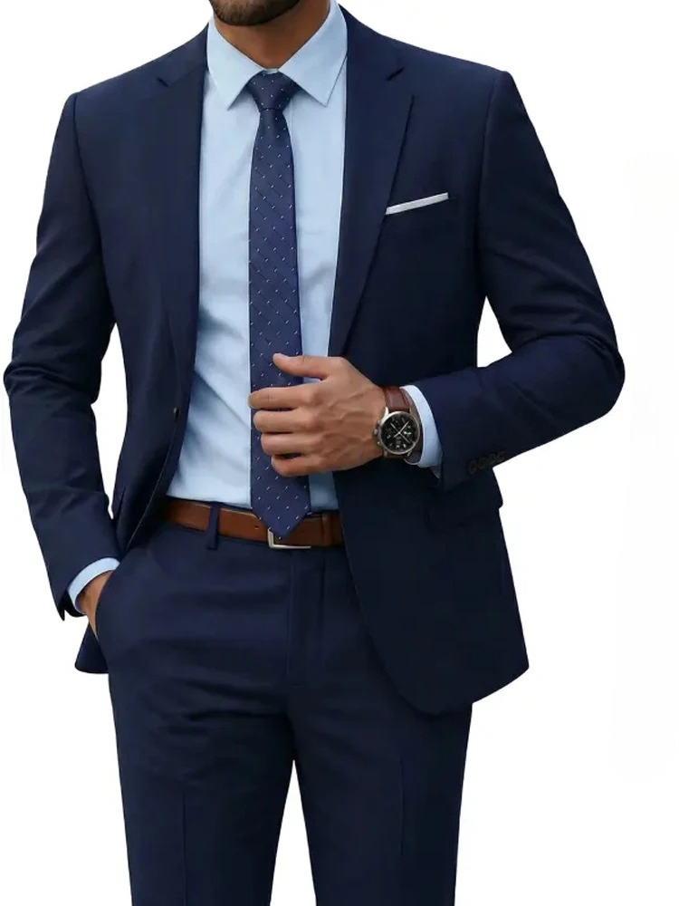 (เสื้อเบลเซอร์ + กางเกง) ชุดสู - Men'S Formal Dinner Wear บทวิจารณ์และราคา