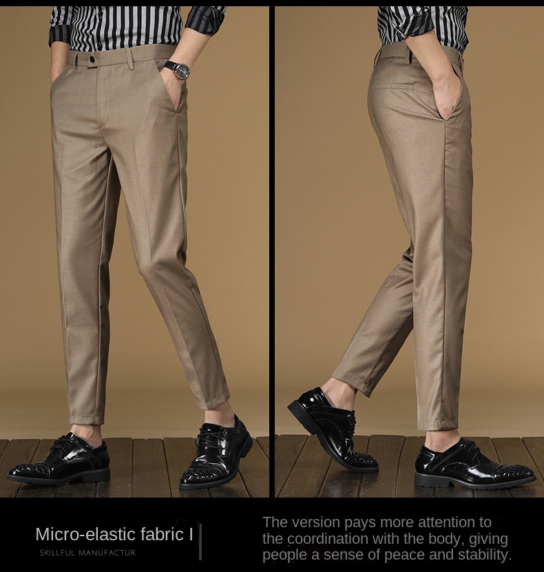 ฤดูร้อนกางเกงผู้ชายสีแดงสีดําส - Men Formal Wear Red บทวิจารณ์และราคา