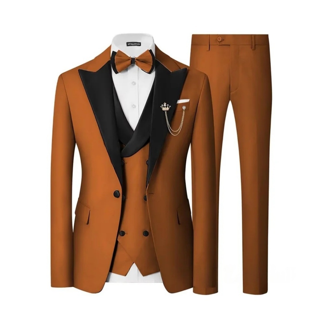 ชุดทักซิโด้ผู้ชายทรงสลิมฟิต 3  - Men'S Formal Dinner Wear บทวิจารณ์และราคา