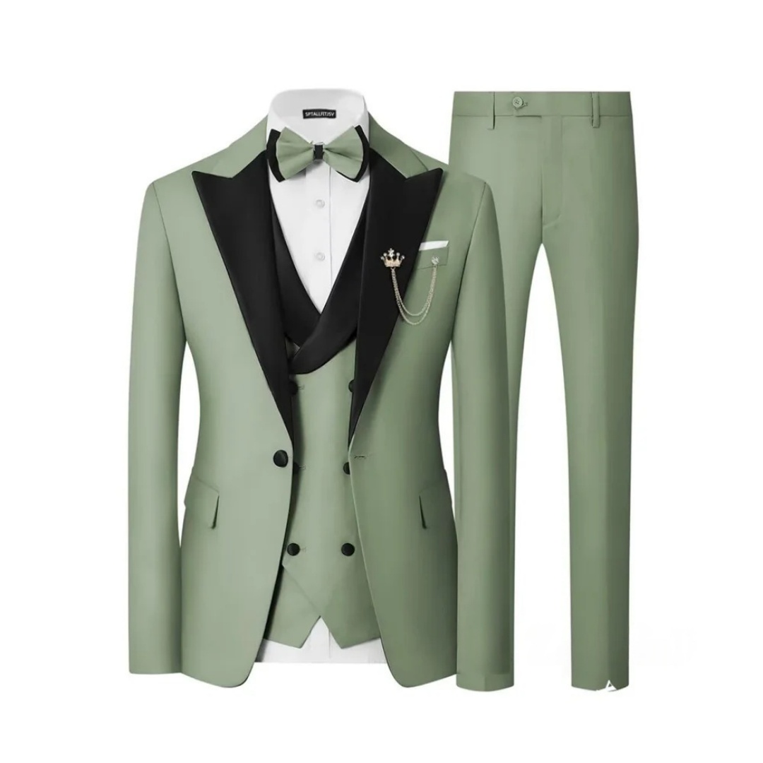ชุดทักซิโด้ผู้ชายทรงสลิมฟิต 3  - Men'S Formal Dinner Wear บทวิจารณ์และราคา