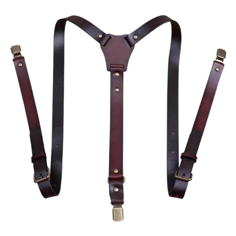 39BD ปรับ PU หนัง Suspender สา - Men'S Formal Wear With Suspenders บทวิจารณ์และราคา