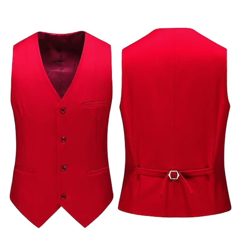เสื้อกั๊กผู้ชาย 19 สี สีพื้น แ - Formal Vest Waistcoat บทวิจารณ์และราคา
