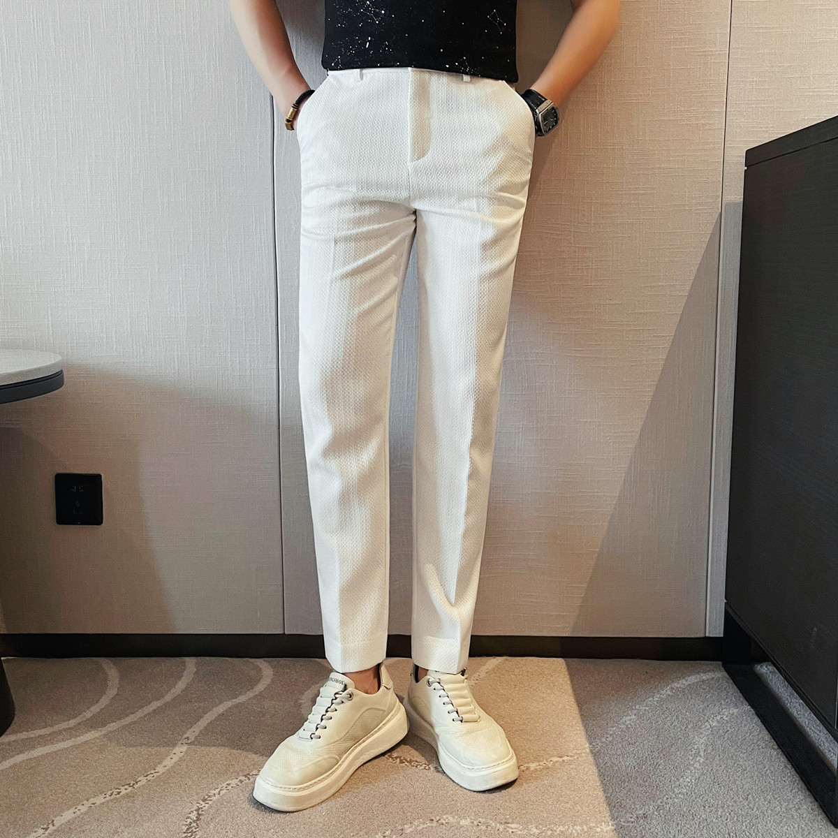 2025 ฤดูใบไม้ผลิฤดูร้อนใหม่ผู้ - Men Formal Wear Pinterest บทวิจารณ์และราคา