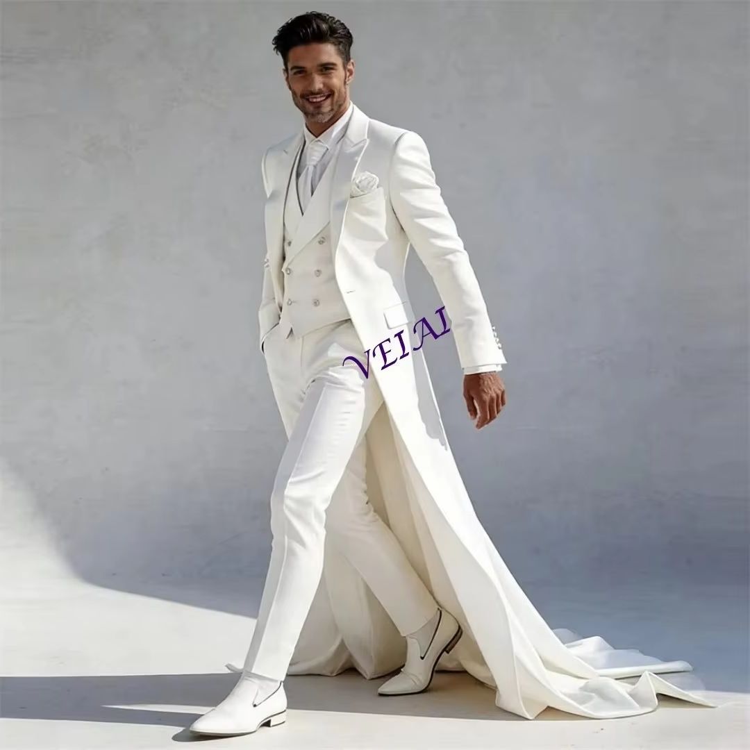ชุดสูทสามชิ้นสำหรับงานเลี้ยงแบ - Formal Vest Waistcoat บทวิจารณ์และราคา