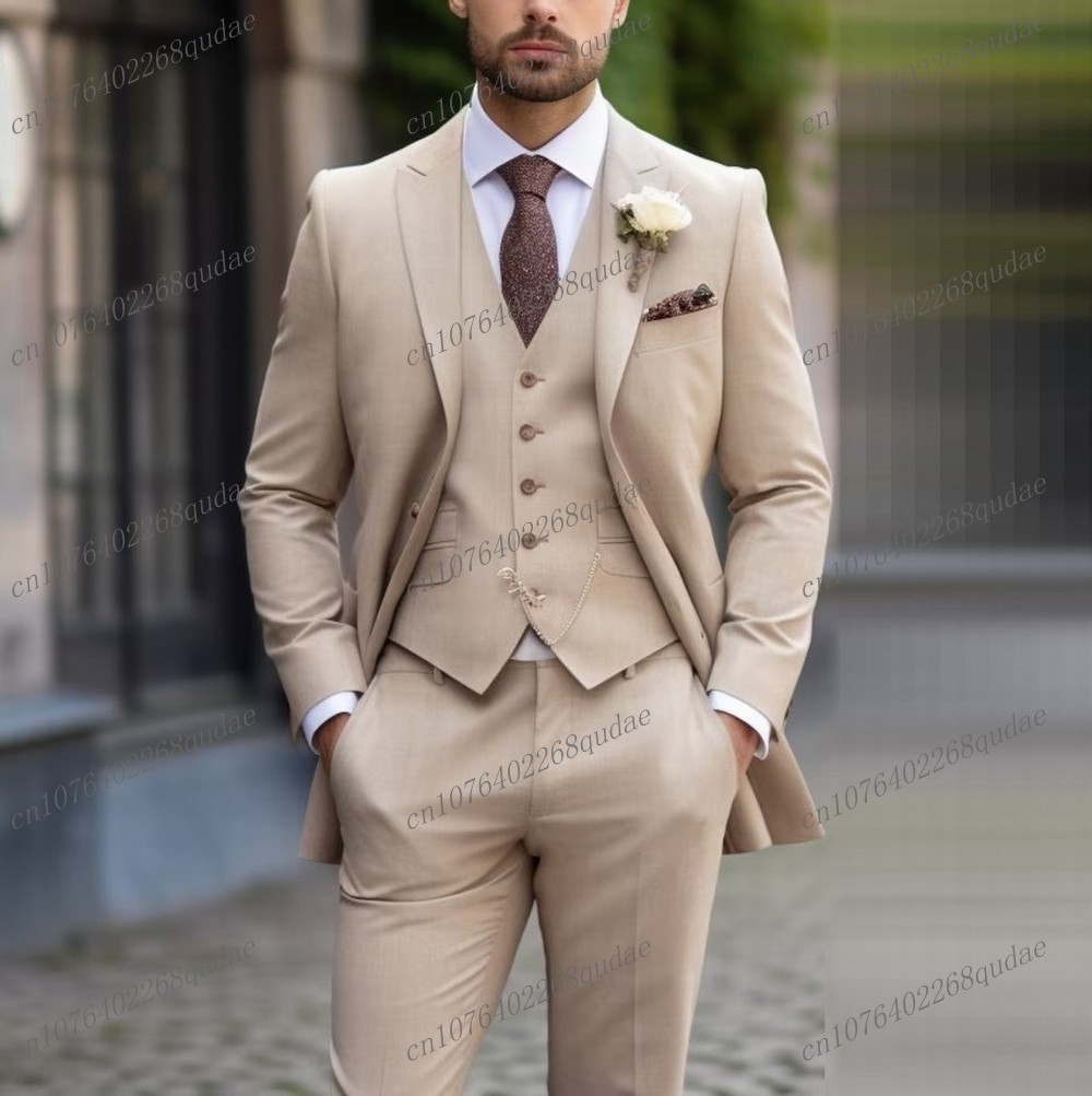 ชุดสูทผู้ชายสีชมพูสำหรับงานพิธ - Men Formal Wear Pink บทวิจารณ์และราคา