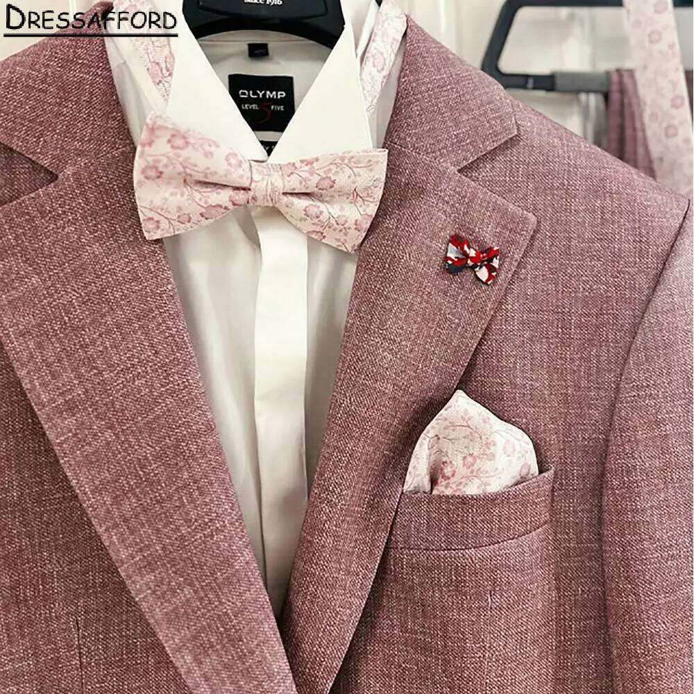 สีชมพูชุดแต่งงานอย่างเป็นทางกา - Men Formal Wear Pink บทวิจารณ์และราคา