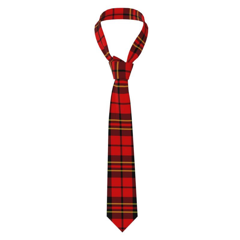เนคไทผู้ชายลายสก็อตแบบสก็อตแลน - Men Formal Wear Red บทวิจารณ์และราคา