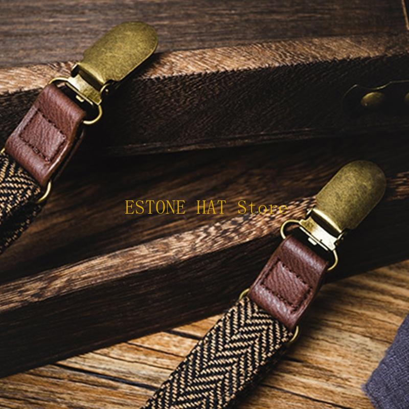 49MF Men Elastic Suspenders 3  - Men'S Formal Wear With Suspenders บทวิจารณ์และราคา