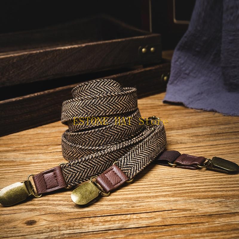 49MF Men Elastic Suspenders 3  - Men'S Formal Wear With Suspenders บทวิจารณ์และราคา