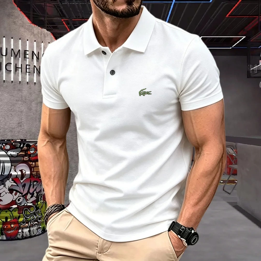 เสื้อโปโลแขนสั้นผู้ชาย ปกติดกร - Men Formal Wear Pinterest บทวิจารณ์และราคา