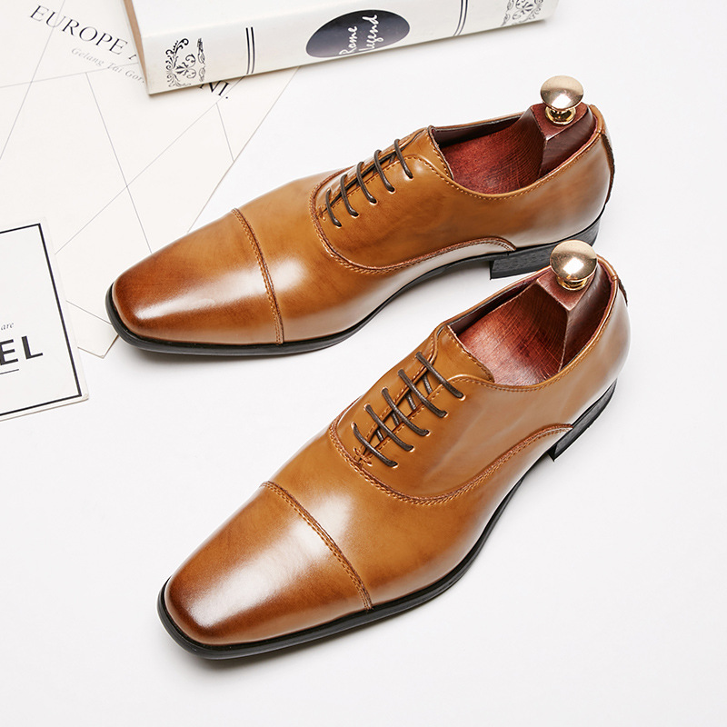 รองเท้าเดรสหนังผู้ชายแฟชั่นใหม - Men Formal Wear Pinterest บทวิจารณ์และราคา