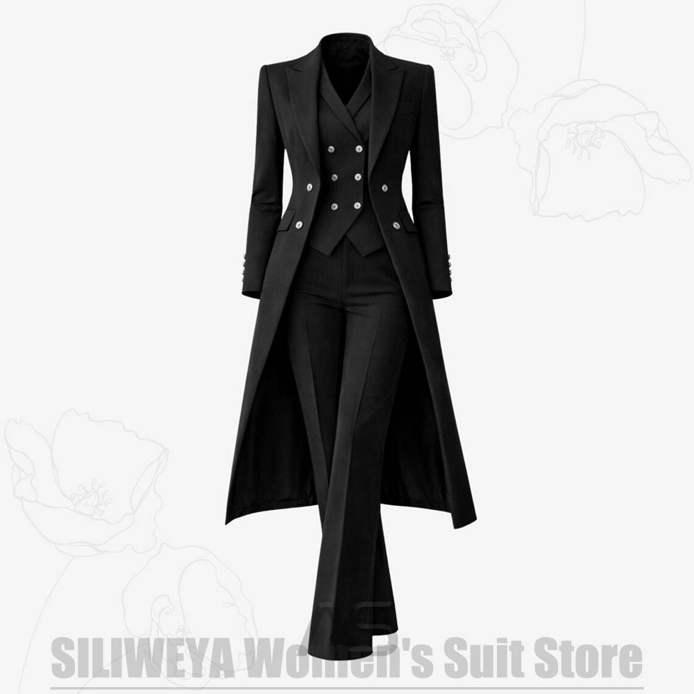 ชุดสูทผู้หญิง 3 ชิ้น แบบกระดุม - Formal Vest Waistcoat บทวิจารณ์และราคา