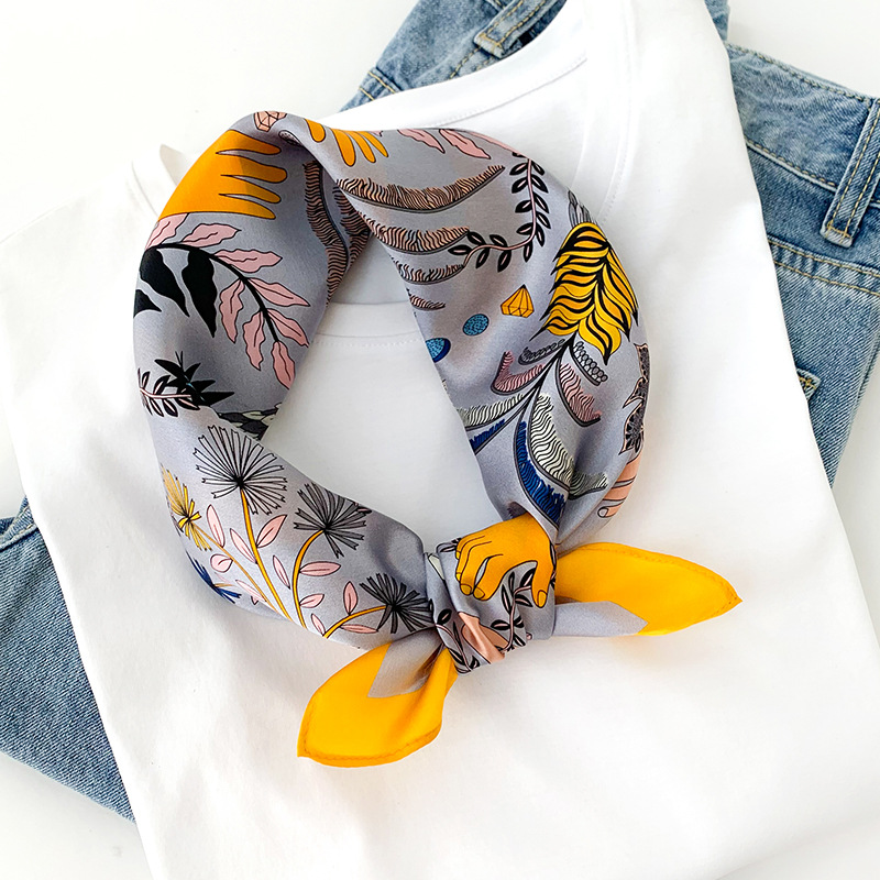 ผ้าพันคอไหมสี่เหลี่ยมขนาด 70*7 - Silk Tie Woven บทวิจารณ์และราคา