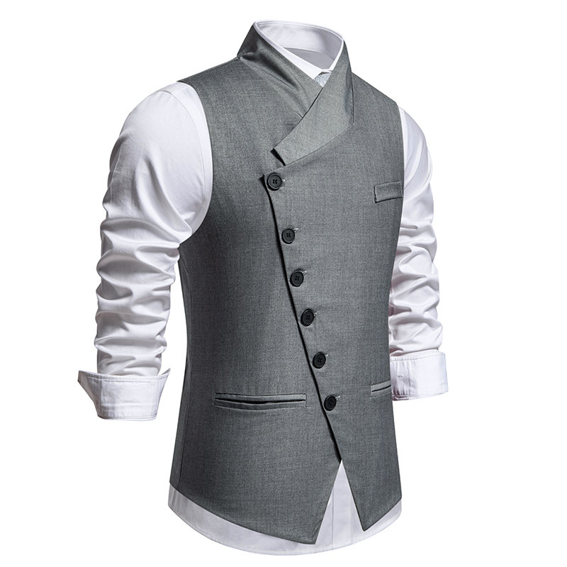 ใหม่ชายเสื้อสูทแฟชั่นสมาร์ทสบา - Formal Vest Waistcoat บทวิจารณ์และราคา