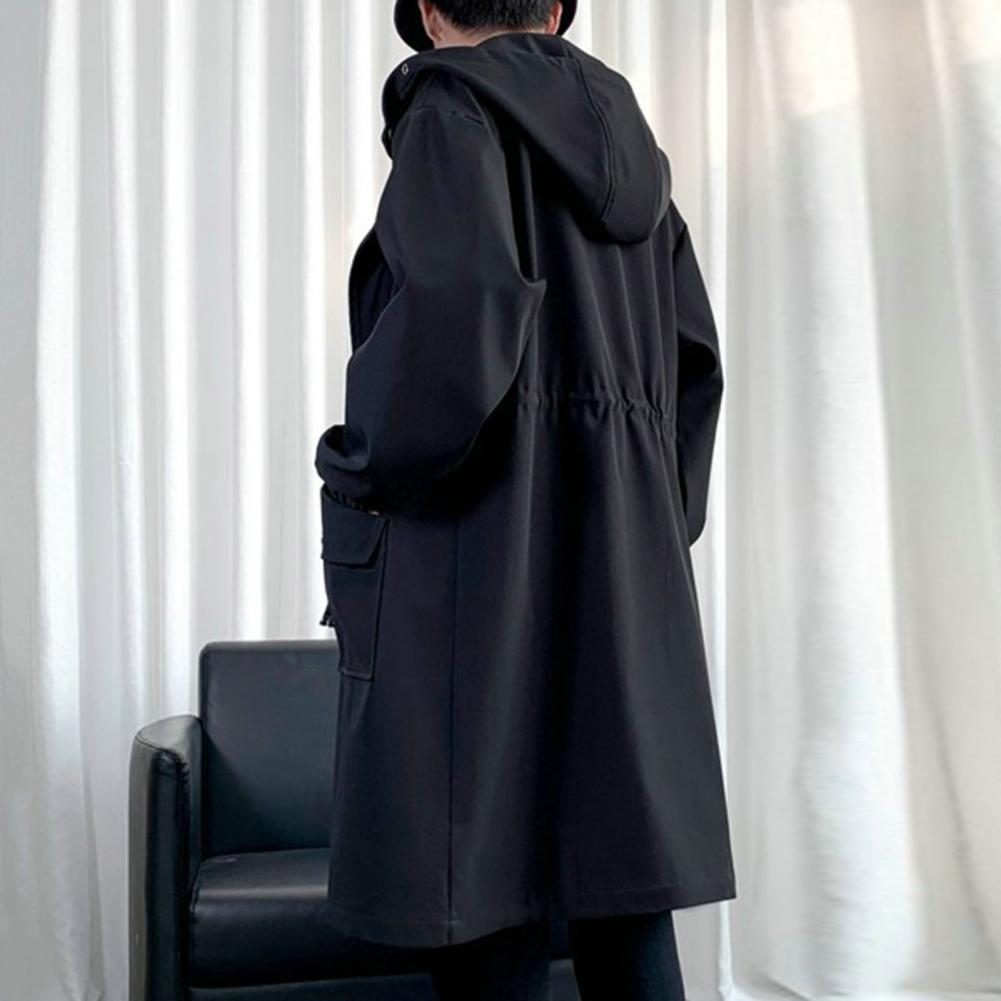ยาว Trench Coat เสื้อแจ็คเก็ตผ - Men Formal Wear Coat บทวิจารณ์และราคา