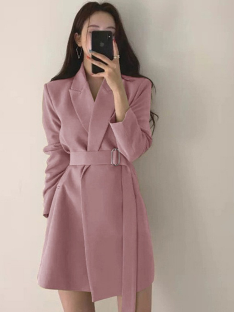 เสื้อสูทสีพื้นแบบยาวปานกลาง สไ - Men Formal Wear Coat บทวิจารณ์และราคา