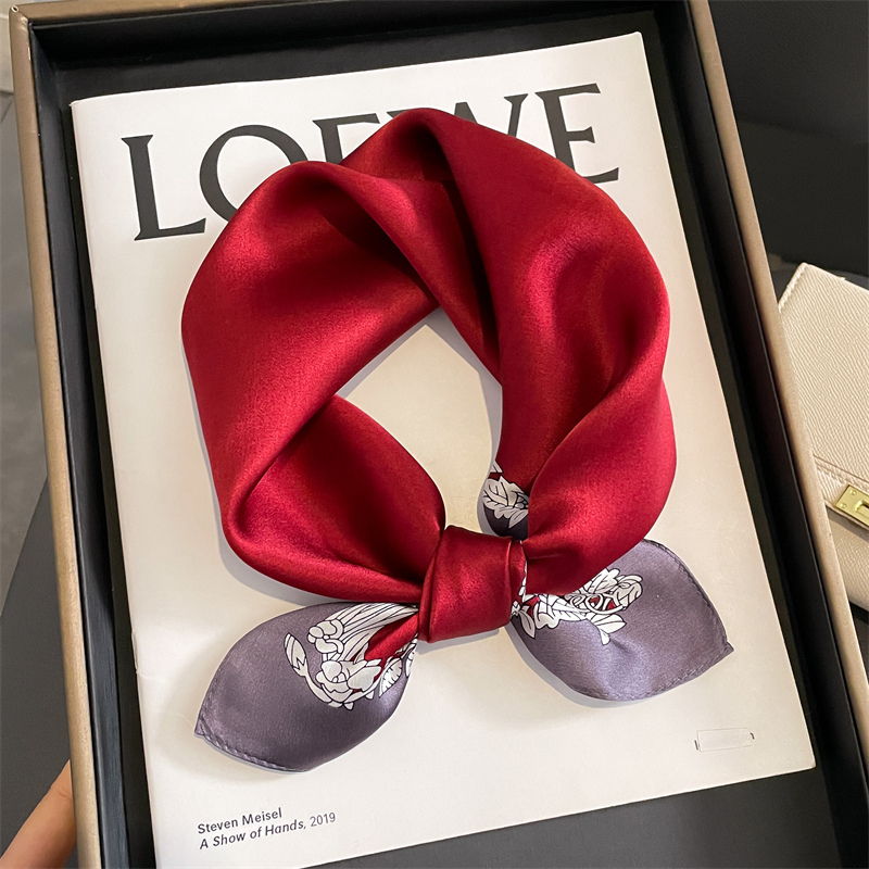 ผ้าพันคอขนาดเล็กพิมพ์ลายผู้หญิ - Silk Tie Woven บทวิจารณ์และราคา