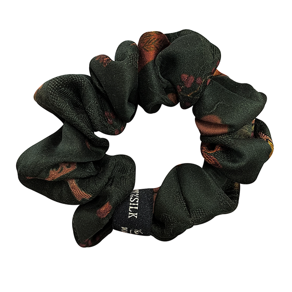 100% Pure Mulberry Silk Scrunc - Silk Tie Woven บทวิจารณ์และราคา