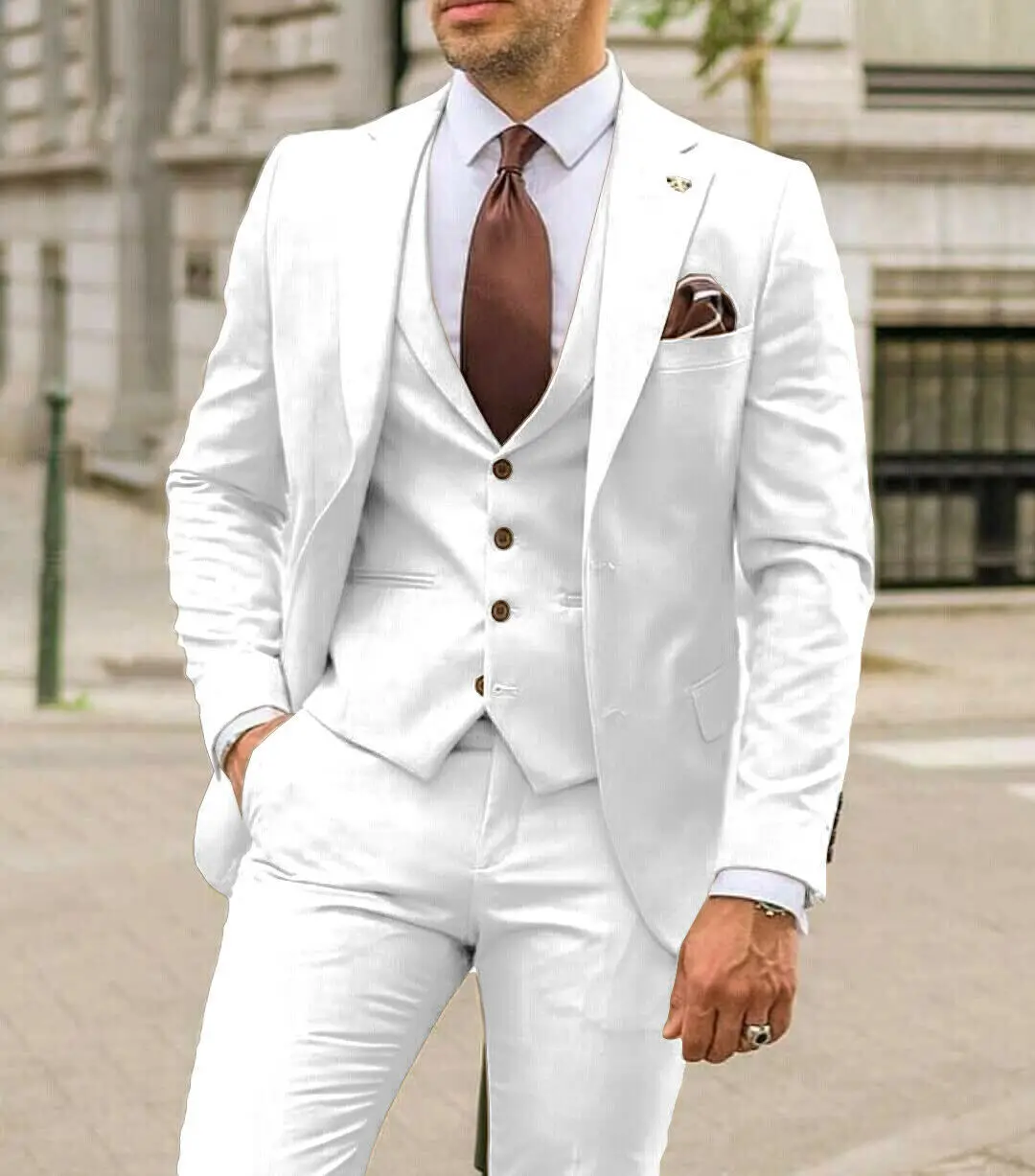 ชุดสูทผู้ชายแบบปกนอตช์ ทรงเข้า - Men'S Formal Dinner Wear บทวิจารณ์และราคา