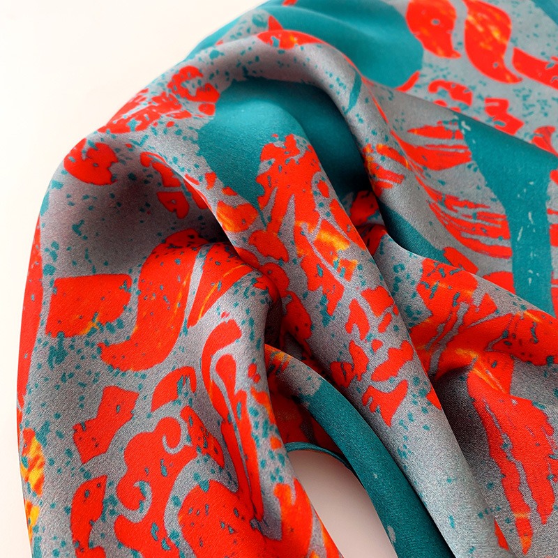 ผ้าพันคอไหมสี่เหลี่ยมแบบใหม่สไ - Silk Tie Woven บทวิจารณ์และราคา