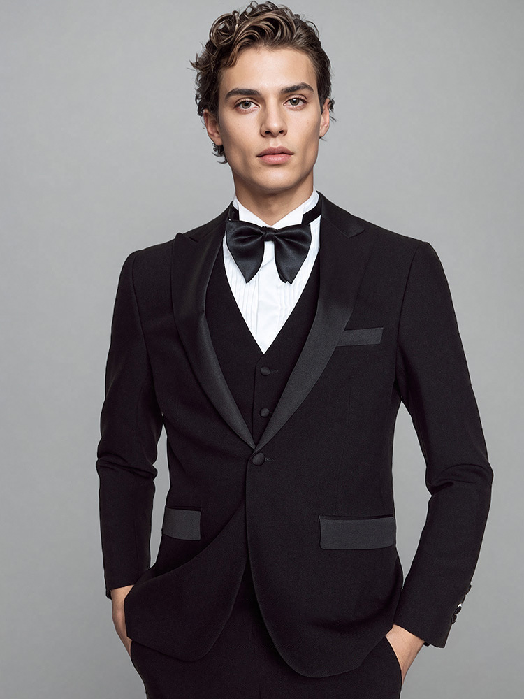 MENS ชุดหรูหราสีดําอาหารค่ําอย - Men'S Formal Dinner Wear บทวิจารณ์และราคา