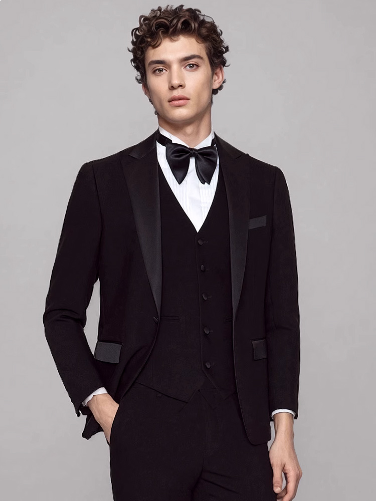 MENS ชุดหรูหราสีดําอาหารค่ําอย - Men'S Formal Dinner Wear บทวิจารณ์และราคา