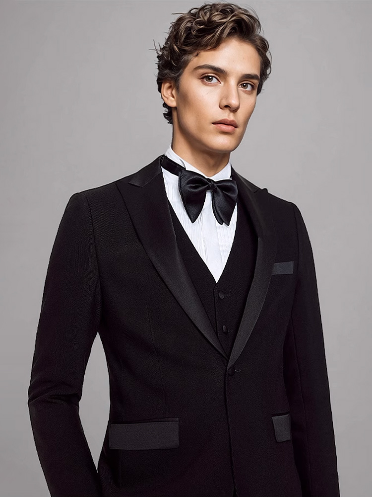 MENS ชุดหรูหราสีดําอาหารค่ําอย - Men'S Formal Dinner Wear บทวิจารณ์และราคา