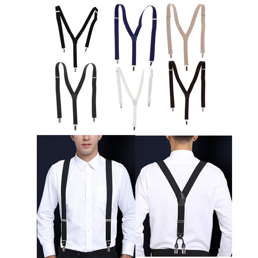 ชุดเอี๊ยมผู้ชายแบบยืดหยุ่น ปรั - Men'S Formal Wear With Suspenders บทวิจารณ์และราคา