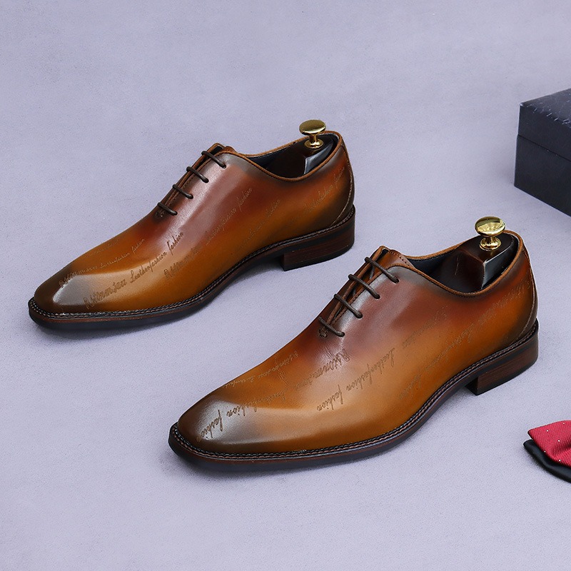 ผู้ชายรองเท้าหนังแท้ Oxford ให - High End Men'S Formal Wear บทวิจารณ์และราคา